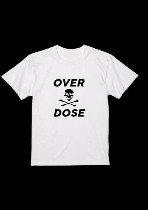 OVER DOSE Tshirt White for KIDs | Center Japan Market