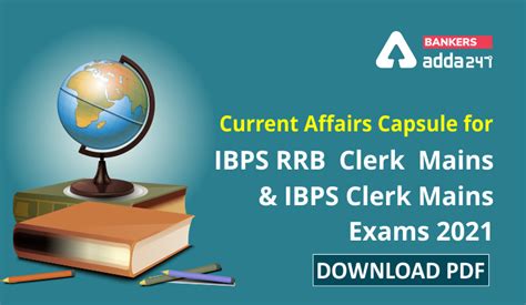 Current Affairs Capsule for IBPS RRB Clerk Mains & IBPS Clerk Mains ...