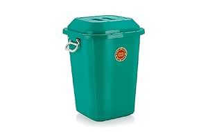 Nakoda Modern Square Bucket with Lid 70 Litre, (Color May Vary) (46.4 x ...
