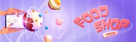 Banner del fumetto del negozio di alimentari | Vettore Gratis