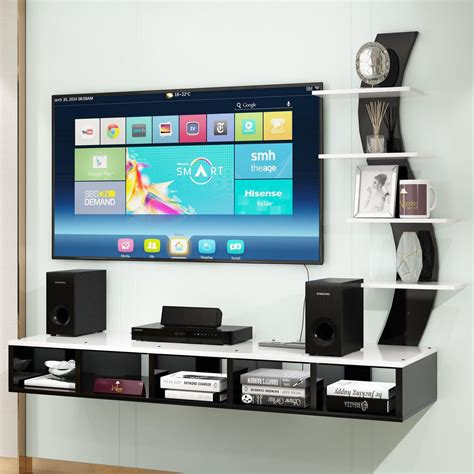 Big Tilfizyun TV Entertainment Unit Table with Set Top Box Stand for T ...