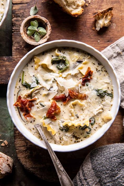 Creamy White Lasagna Soup. - Half Baked Harvest