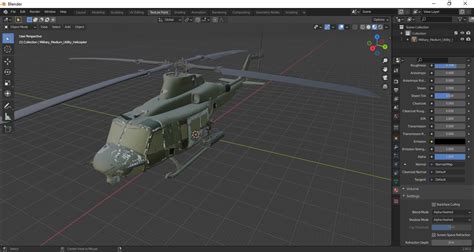 Military Medium Utility Helicopter 3D model | 3D Molier International
