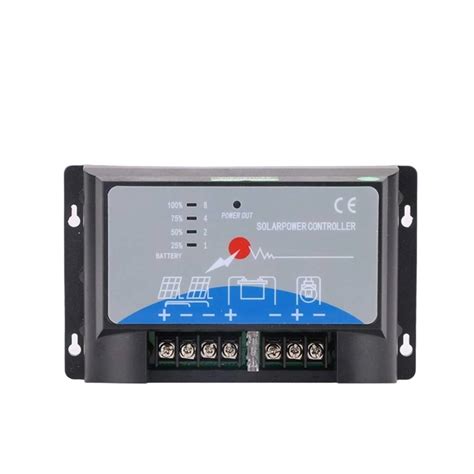 SL2430-10A Solar Charge Controller 12/24V Auto ID Solar Regulator – REES52