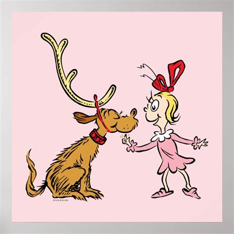 Grinch | Max & Cindy Lou Who Poster | Zazzle | The grinch movie, Grinch ...