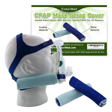 Buy 2 CPAP Strap Covers – Superior Comfort Pads to wrap CPAP Nasal ...