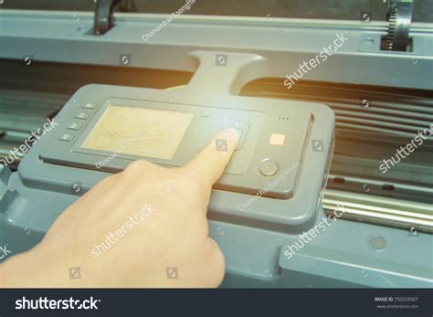 Plotter Plotter Computer Printer Printing Vector Stock Photo 750259507 | Shutterstock