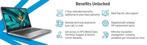 HP Care Pack 2 Years Additional Warranty with Onsite Support for 14 15 ...