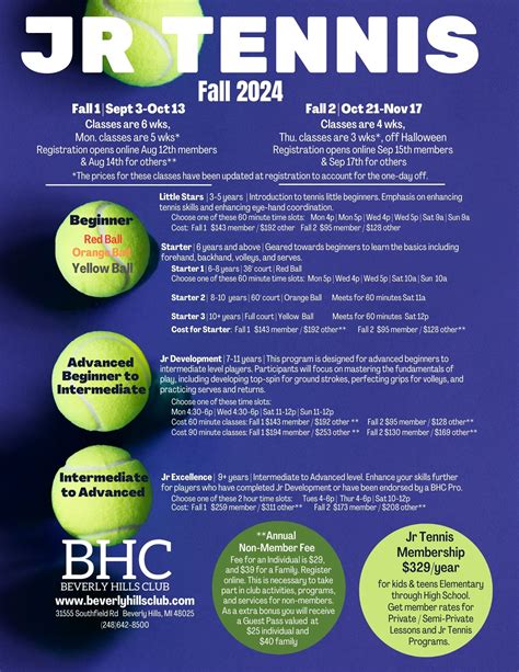 Junior Tennis | Beverly Hills Club