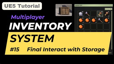 Image result for Unreal Engine 5 Inventory Tutorial