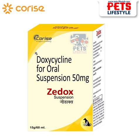 Corise Zedox Doxycycline For Oral Suspension - 50 Mg | India