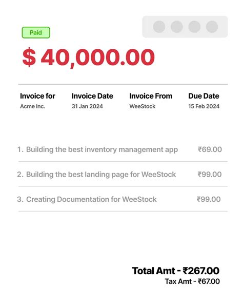 WeeStock - Inventory management for manufacturers