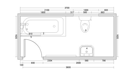 Long and Narrow Bathroom Floor Plans