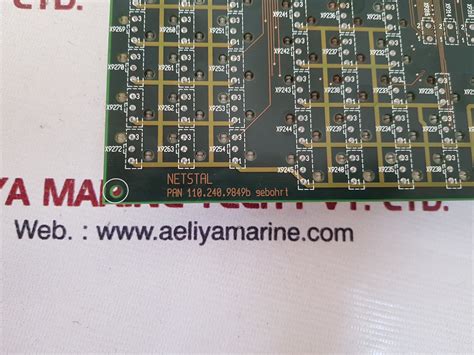 Netstal 110.240.9850d komplett system card – Aeliya Marine Tech®