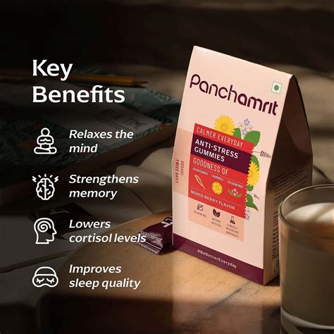 Buy PANCHAMRIT ANTI-STRESS GUMMIES, 30 UNITS Online & Get Upto 60% OFF ...