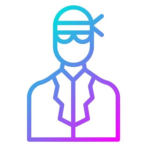 Robber vector icon can be used for prison iconset | Premium Vector