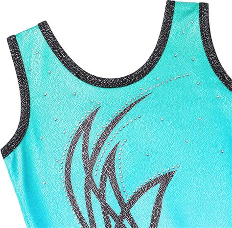 Buy BAOHULU Gymnastics Leotard Girls Shiny Diamond Ballet Dance One ...
