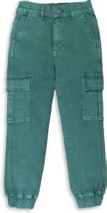 KILLER Jogger Fit Girls Green Jeans - Buy KILLER Jogger Fit Girls Green ...