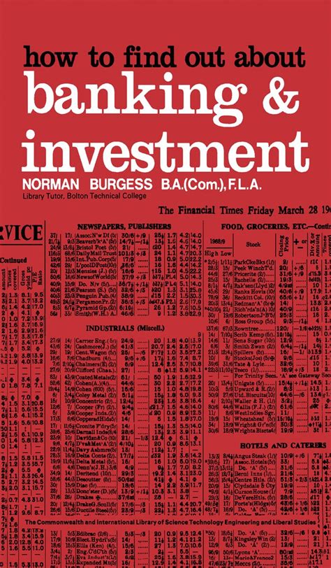 How to Find Out About Banking and Investment: The Commonwealth and ...