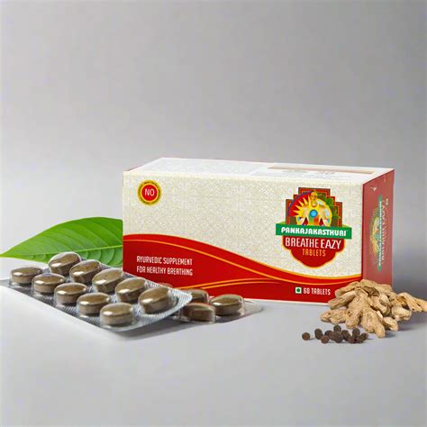 PankajaKasthuri | Breath Easy Tablets 60Nos – Jothi Herbals