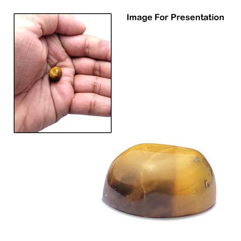 Tiger's Eye Gemstone- 6.75 carat from India