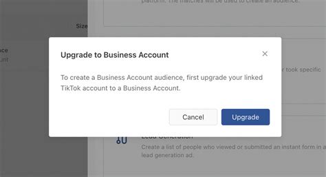 Business Account Audience | TikTok Ads Manager