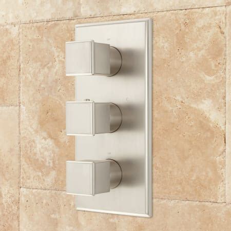 Signature Hardware 421864 Ryle Thermostatic Shower System with Dual ...