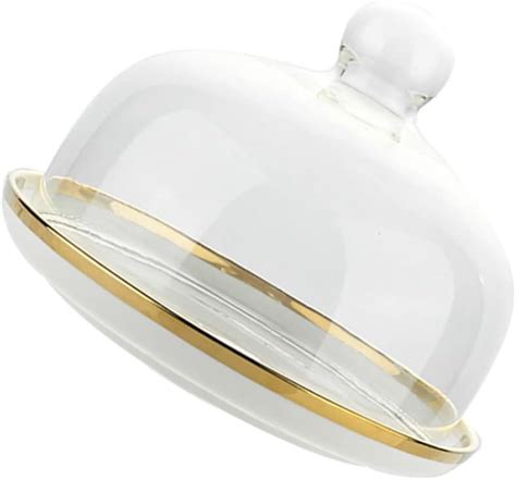 Buy Cabilock Cake Carrier 1 Set Covered Cake Stand Glass Domed Serving ...