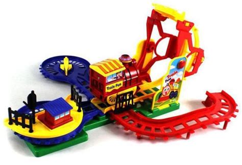 J K INTERNATIONAL Multicolor Plastic Train Set - Multicolor Plastic ...