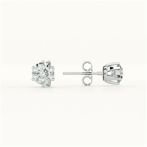 Classic Floral Cubic Zirconia 925 Sterling Silver Studs – PALMONAS
