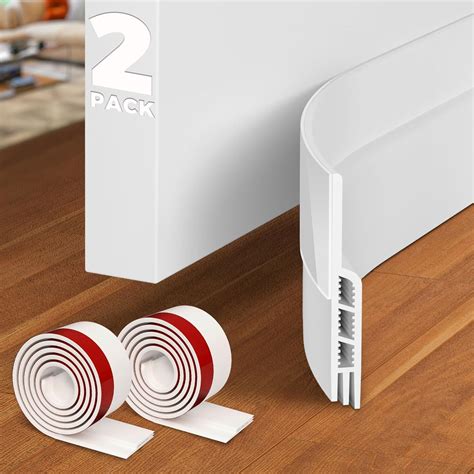 Holikme 2 Pack Door Draft Stopper Under Door Draft Blocker Insulator ...
