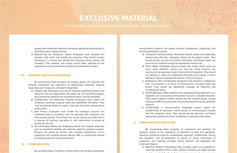 Image result for Employee Code of Conduct Examples