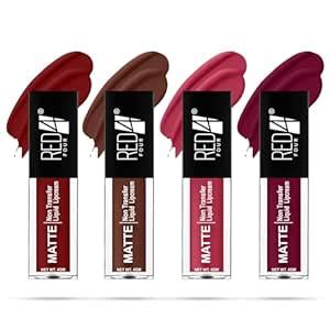 Buy Red4 Miss Perfect Liquid Lip Cream | Non Transfer and Long Lasting ...