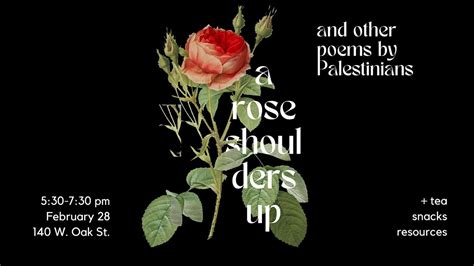 A Rose Shoulders Up - and other poems by Palestinians, The BIPOC ...