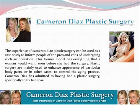 PPT - Cameron Diaz Plastic Surgery Before And After PowerPoint Presentation - ID:1450676