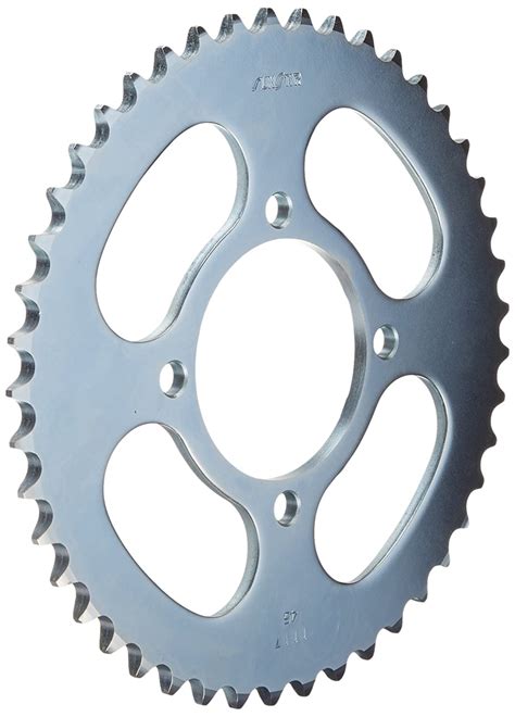 Sunstar 2-111745 45-Teeth 420 Chain Size Rear Steel Sprocket,Silver ...