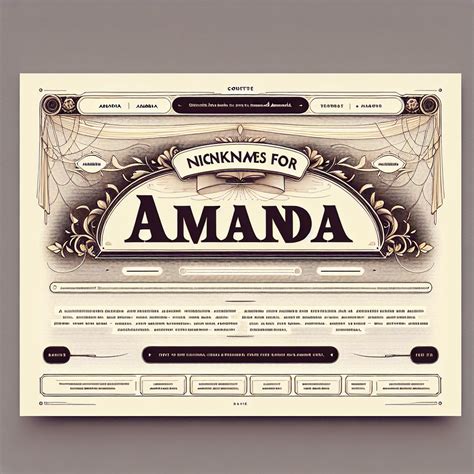 Nicknames for Amanda - parenthoodadvice.com
