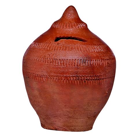 Shriyam Craft mitti cool brown gullak : Amazon.in: Home & Kitchen