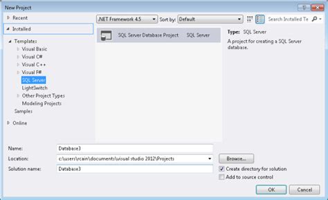 Image result for SQL Data Tools for vs 2012 Tutorial