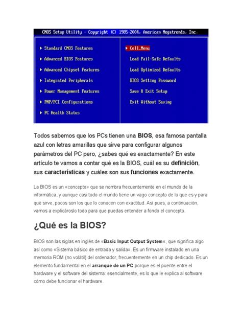 Image result for Bios Menu IBM