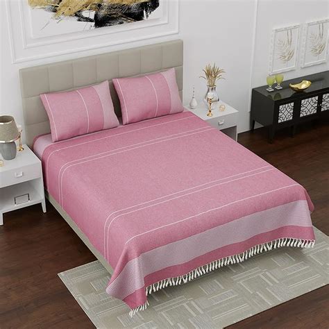 Värde 210 TC Printed Double Bedsheet with 2 Pillow Cover | Queen Size ...