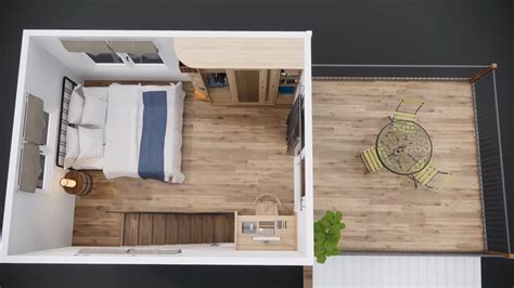 Two-Storey Tiny House Design: A Luxurious 300 Square Feet Abode