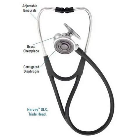 Dual Head Stethoscope - Welch Allyn Harvey DLX Double Head Stethoscope ...