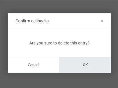Image result for JavaScript Confirm Dialog