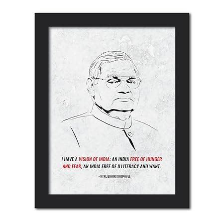 inspire TA Atal Bihari Vajpayee Poster Freedom Fighters Poster ...