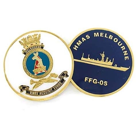 Image result for HMAS Stuart Challenge Coin