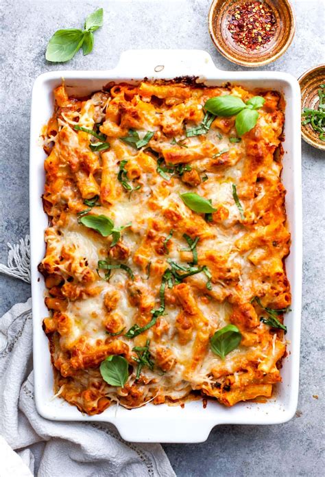 Baked Ziti Recipe Easy No Ricotta at Audra Kato blog