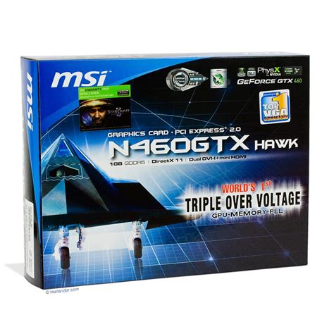 MSI GeForce N460GTX Hawk 1GB PCI Express 16x 10022741