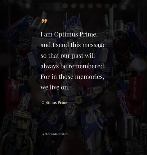 60 Optimus Prime Quotes From The Transformers