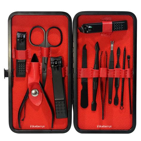 Blueberry's Secrets Manicure Pedicure Set Nail Clippers, Stainless ...